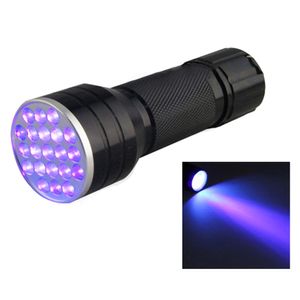 UV Taschenlampe und Geldscheinprüfer Ultraviolett, 21 LEDs und Batteriebetrieb Schwarzlicht, UV-LED-Licht Taschenlampe 85MM