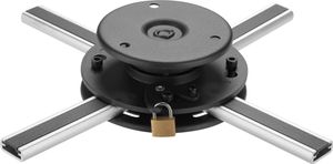 Deckenhalterung für Beamer, max. 20kg mit Schloss Superflach von HALTERUNGSPROFI PH11S …