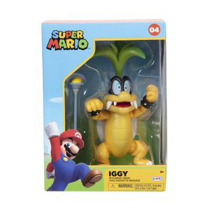 Figur - JAKKS PACIFIC - Super Mario Bros: Iggy + Stick - 10 cm