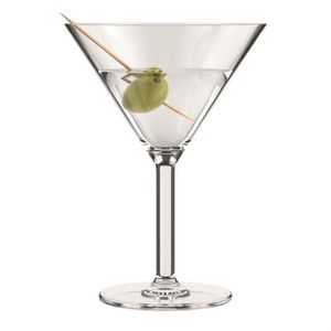 BODUM - OKTETT - 4 Martini-Gläser aus Kunststoff - unzerbrechlich - wiederverwendbar - 0,18l
