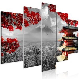 Obraz na plátně - Japonské dobrodružství II 100x50cm krajina italské Canvas plátno, dřevo 300g/m2 krajina, příroda  do ložnice a obýváku digitální UV tisk s vysokým rozlišením dřevěný rám UV stabilní barvy obrazy na plátně tištěné obrazy
