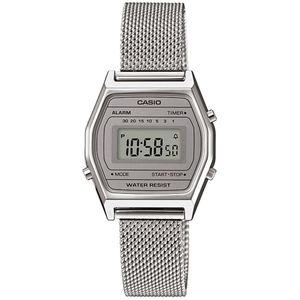 Casio Armbanduhr LA690WEM-7EF Damenuhr digital Milanaise Armband