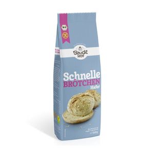 Bauckhof Schnelle Brötchen Hafer glutenfrei-- 500g x 6 - 6er Pack VPE
