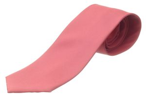 Krawatte Seide 146cm/8cm uni rot einfarbig Schlips Binder