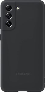 Silicone Cover EF-PG990 für Galaxy S21 FE, Black Handyhülle