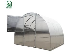 Gewächshaus KLASIKA EASY 3x2m (6m2) mit 6 mm Polycarbonat (Rahmen aus Vierkantrohr)