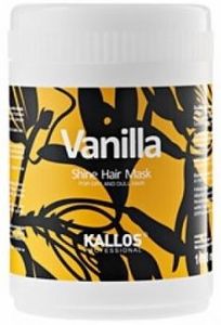 Kallos Vanilla Shine Hair Mask Nabłyszczająca maska do włosów suchych i matowych, 1000ml