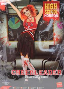 High School Horror Cheerleader Costume, Größe:XS