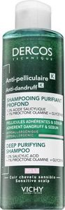 Vichy Dercos Anti-Dandruff Deep Purifying Shampoo hloubkově čistící šampon proti lupům 250 ml