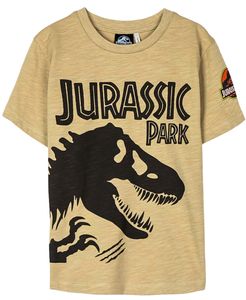 T-Shirt Jurassic Park T-Rex Hellbraun 116 cm