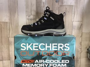 Skechers Trego - Alpine Trail - Schwarz / Grau Leder/Synthetik Größe: 37 Normal