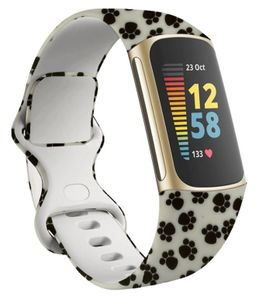 Strap-it® Furry Feet Fitbit Charge 5 Armband - Große: M/L