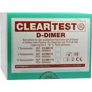D-Dimer Clear Test plná krv Tvt LE Dic 10 ks