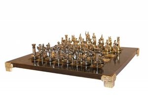 Luxus Schach Set - Griechisch-Römischen Schachspiel  Spitzenqualität