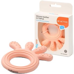 Beißring Baby Kinderbeißring Silikon Octopus rosa BabyOno