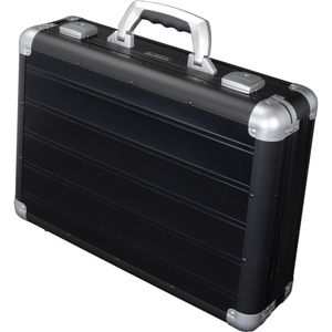 ALUMAXX Attaché-Koffer "VENTURE" Laptopfach schwarz matt (ohne Inhalt)