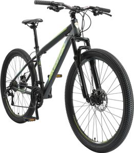 BIKESTAR Mountainbike 27,5 Zoll | 17 Zoll Rahmen, 21 Gang Shimano Schaltung, Scheibenbremse | Schwarz