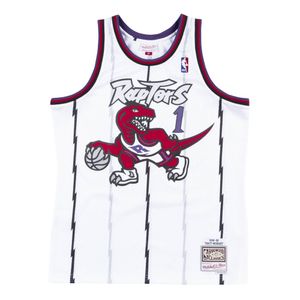 Mitchell & Ness Toronto Raptors #1 Tracy McGrady white Swingman Jersey - L