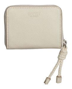 ESPRIT Rhea Mini Zip Wallet Cream White