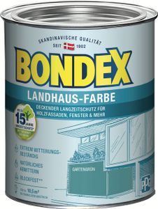 Bondex Landhaus-Farbe Gartengrün 0,75l - 391300