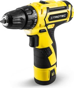 TROTEC Professional Akku-Bohrschrauber PSCS 11-12V (2,0 Ah, 2 Gang, 22 Nm, 19+1 Drehmomentstufen, LED-Arbeitsleuchte)