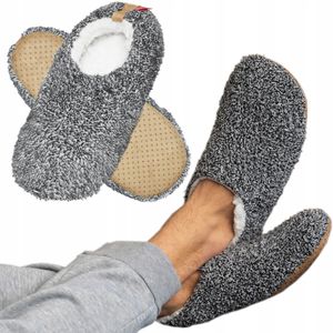 Hausschuhe Herren Lustig Cozy Pantoffeln Herren Badelatschen SOXO - Größe: 45-46