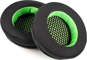 INF 2er-Pack Ersatz-Ohrpolster für Razer Kraken Pro V1-Kopfhörer Grün