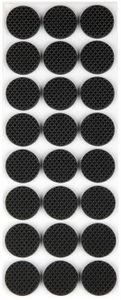 Anti-Rutsch Pads Bodengleiter schwarz selbstklebend rund und eckig auswählbar (Rund Ø 28 mm)