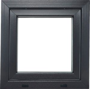 Plastové okno OS1 vonkajšia strana RAL 7016, vnútorná strana biela 60x90 cm Ľ