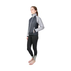 Hy - "Silva Flash" Steppjacke Wasserfest für Damen BZ4577 (M) (Schwarz/Reflektierendes Silber)