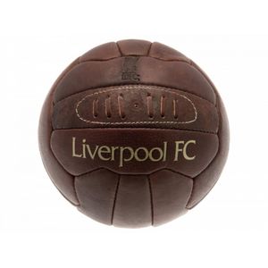 offizieller Liverpool FC Retro Heritage Lederfußball BS724 (Größe 5) (Braun)