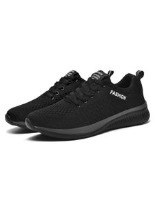 Herren Casual Running Shoes Sports Sneker Sportschuhe Komfort Schnürungstrainer Unifarben