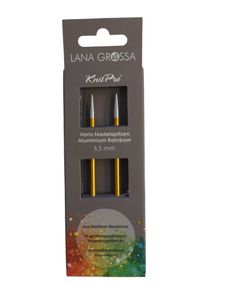 Lana Grossa - Nadelspitzen Vario Aluminium Rainbow 3,5mm