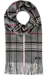 FRAAS Schal Cashmink® Scarf with FRAAS Plaid Grey grau mehrfarbig