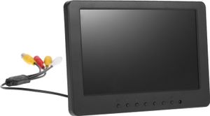7-palcový monitor HD 1024 x 600 16:9 TFT LCD monitor podporuje video vstup BNC AV na monitorovanie domácich a automobilových kamier