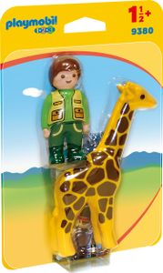 PLAYMOBIL 9380 Tierpfleger mit Giraffe