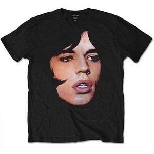 The Rolling Stones - "Mick" T-Shirt für Herren/Damen Unisex RO2346 (XL) (Schwarz)