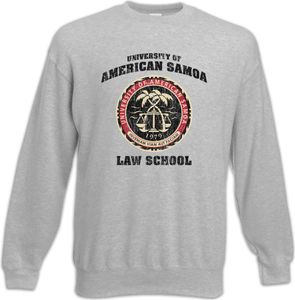 Urban Backwoods University of American Samoa, Sweatshirt, Farbe: Hellgrau, Größe: M Urban Backwoods University of American Samoa, Sweatshirt, Farbe: Hellgrau, Größe: M