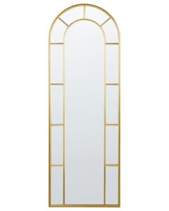 BELIANI Wandspiegel Gold Metall 60 x 170 cm Wand-Dekorspiegel Vantage-Stil Hängende Dekoration
