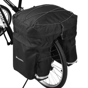 Wozinsky cyklistická priestranná taška na nosič 60 l Black