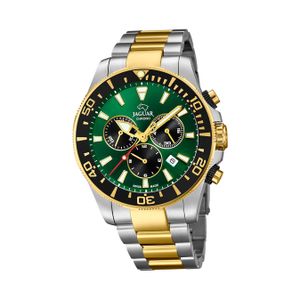 Jaguar Edelstahl Herren Uhr J862/3 Armbanduhr silber gold Executive D2UJ862/3