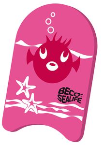 Beco Sealife Kickboard Bodyboard Schwimmbrett 34 x 21cm Pink