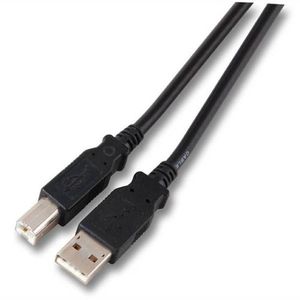 Pripojovací kábel USB2.0 A-B, samec-samica, 1,5 m, sivý, Classic