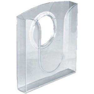 LEITZ Tisch /Wandprospekthalter Polystyrol DIN A4,glasklar