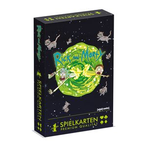 Number 1 Spielkarten Rick and Morty Kartenspiel Karten Spiel Fanartikel