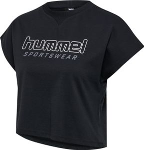Hummel June Kurzarm-t-shirt Schwarz S Frau Schwarz S