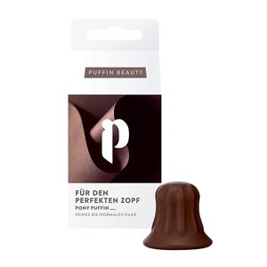 PONY PUFFIN Chocolate - Schokobraun - Besonders Für Braunes Haar - Fülliger Pferdeschwanz - Frisurenhilfe Zopf Hilfe Haarstyling DHDL Höhle der Löwen