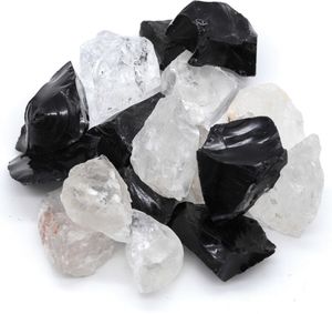 LAVISA Premium Heilsteine Edelsteine Mischungen | Natürliche Kristalle für Dekoration und Wohlbefinden | 100% Natursteine Mineralsteine (Balance & Ausgleich)