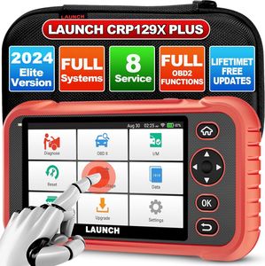 LAUNCH CRP129X Plus OBD2 Diagnosegerät, kfz-Diagnosescanner mit Allen Systemdiagnosen 8 Dienste