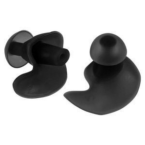5 Paar Weiche Silikon-Ohrstöpsel Mit Geräuschunterdrückung Für Schlaf-Schwimm-Konzert-Ohrstöpsel Schwarz
